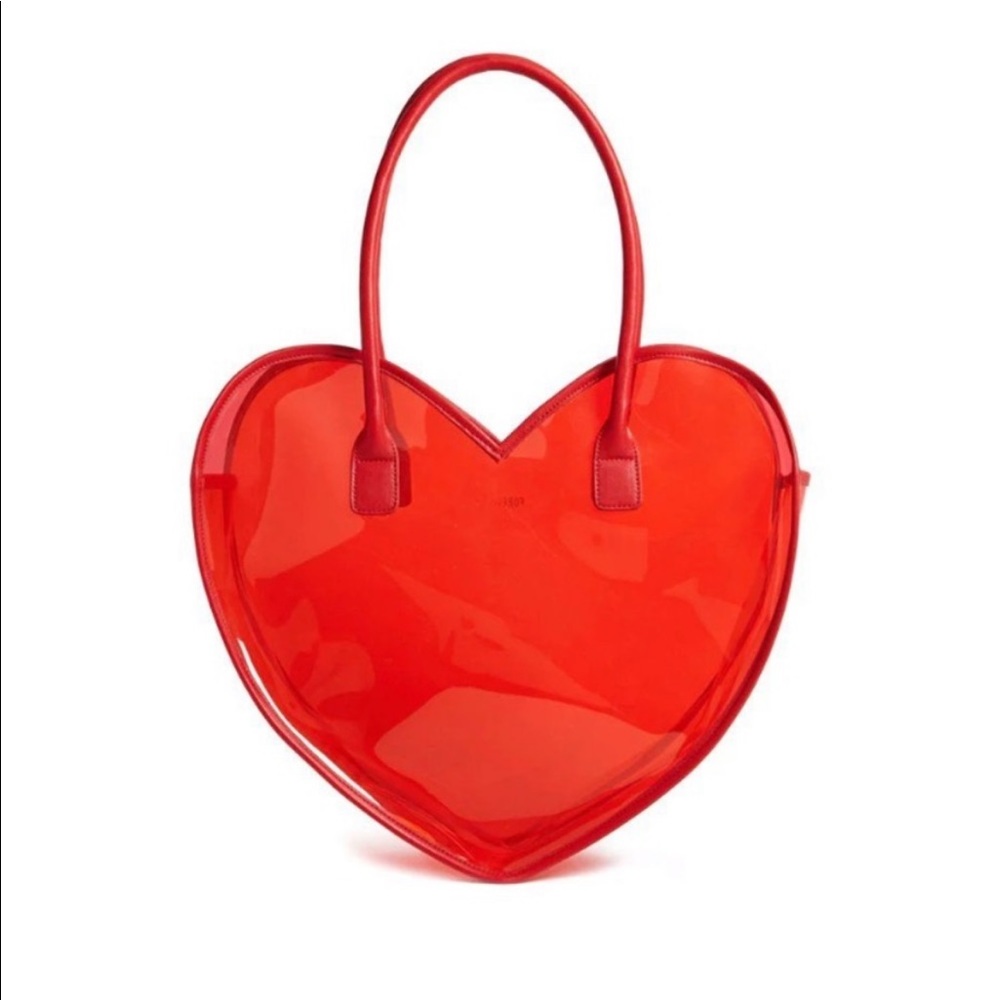 Forever 21 heart tote bag